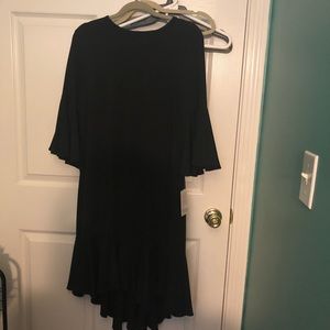 LuLaRoe Black Maurine hi-low Dress NWT